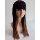 Ombre Wig Black Blonde Straight