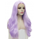 Light Purple Lace Front Wig Wavy